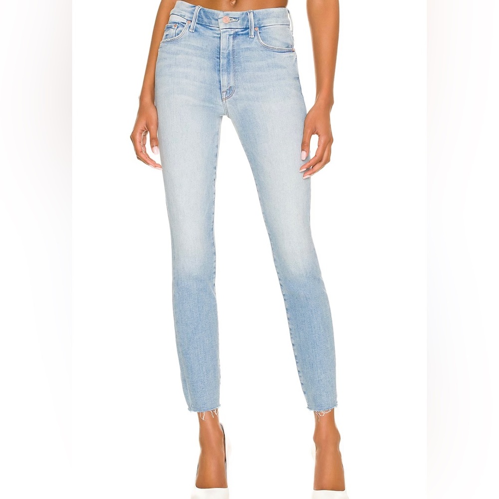 MOTHER high waisted the looker ankle fray 30 NWT